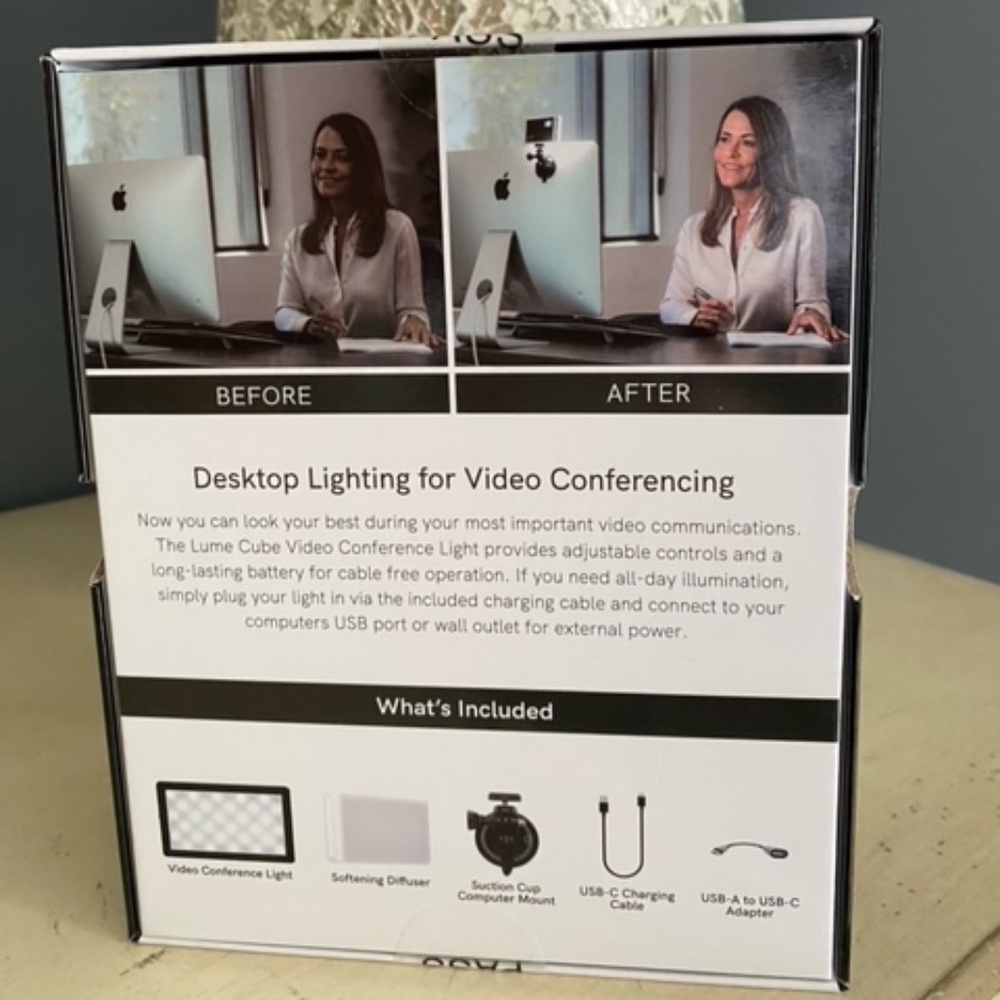 Lume Cube Video Conference Lighting For Desktops & Laptops - Picture 2 of 2